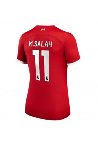 Fotbalové Dres Liverpool Mohamed Salah #11 Dámské Domácí Oblečení 2023-24 Krátký Rukáv